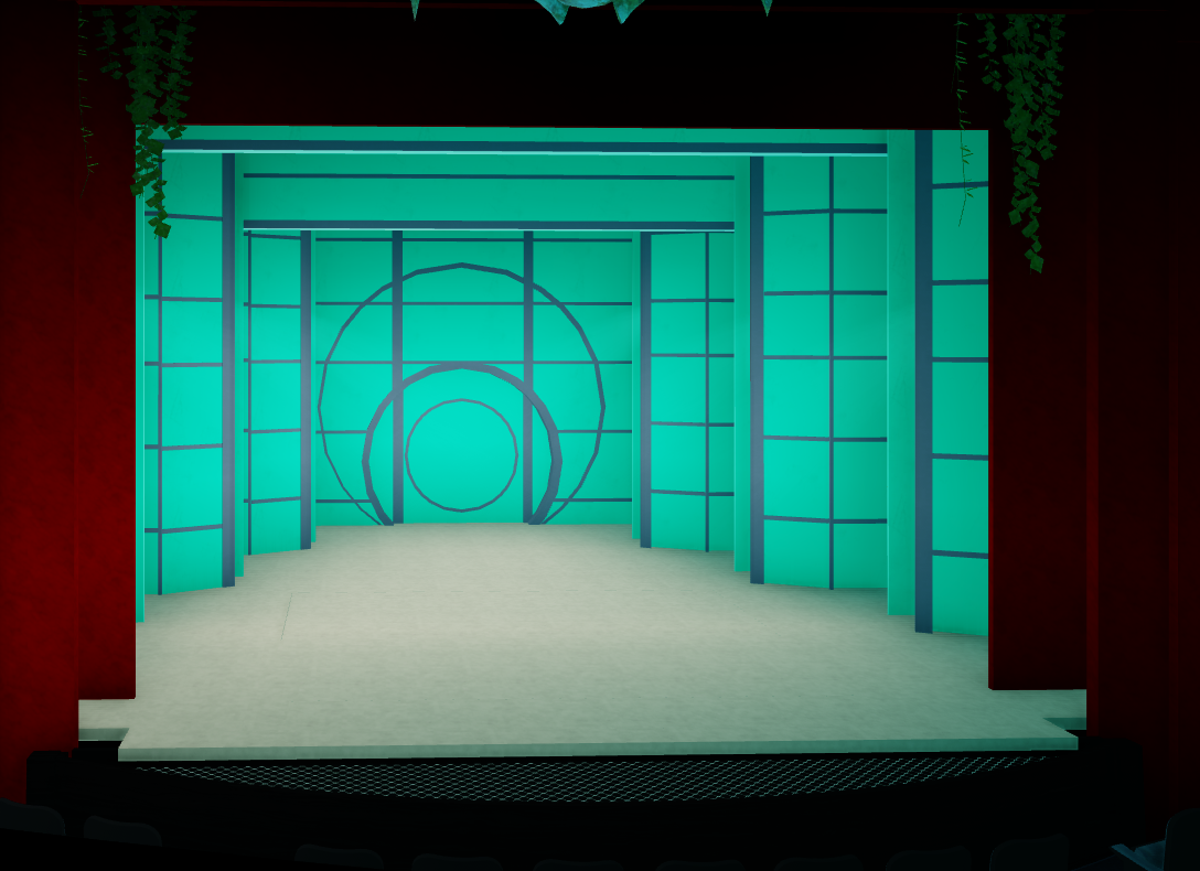Escenografía de Wicked: vista del montaje
